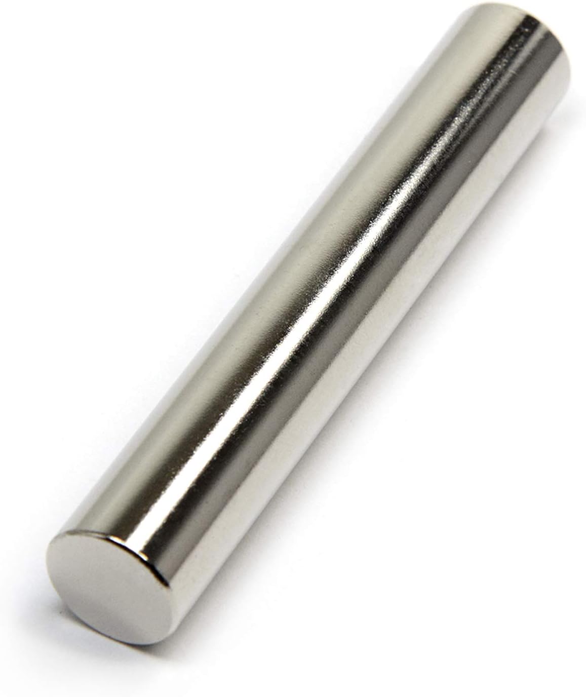CMS Magnetics 1/2x3 inch (12.7mm x 76.2mm) Neodymium Cylinder Magnet, Diametrically Magnetized with Magnetic Poles on the Sides