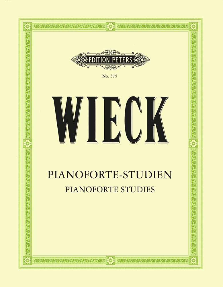 Pianoforte-Studien piano Wieck Peters Saddle-wire stitching