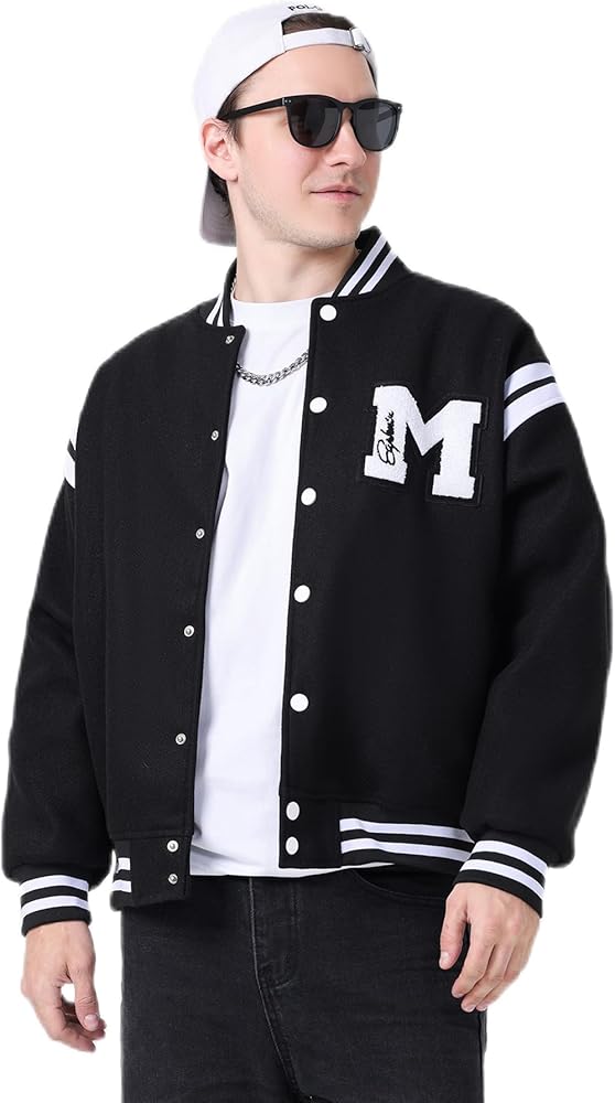 Varsity Letterman Jackets For men, Red Bomber Jacket, Mens vintage