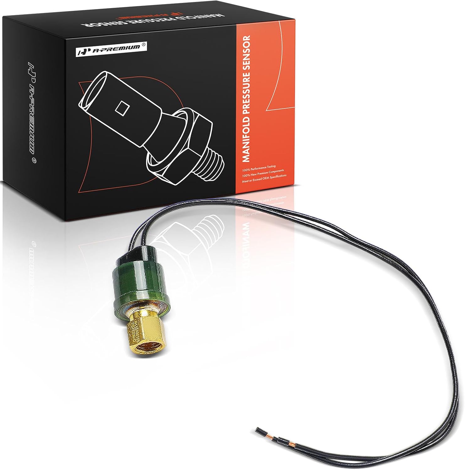 A-Premium A/C High Side Pressure Switch Compatible with International Harvester S2125 1980-1981, S2155 1984-1989, S2276 1987, S2375 1984/1986/1988, S2524 1980-1989