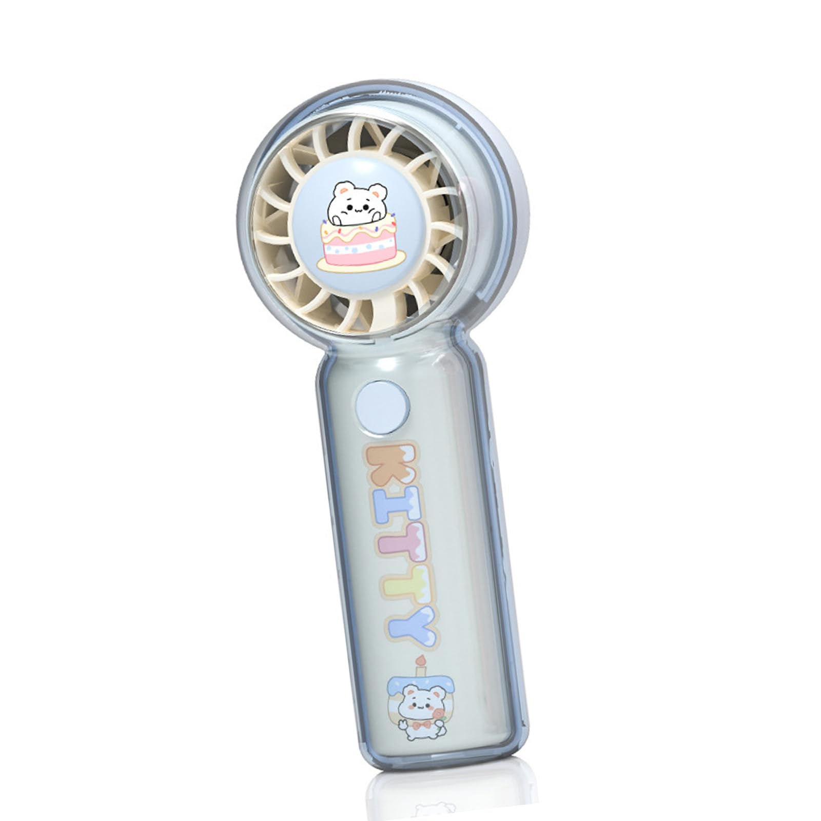 CUNZJIA Rechargeable Cooling Fan Foldable Design Handheld Electric Fan Texture Perfect for Camping and Working Use