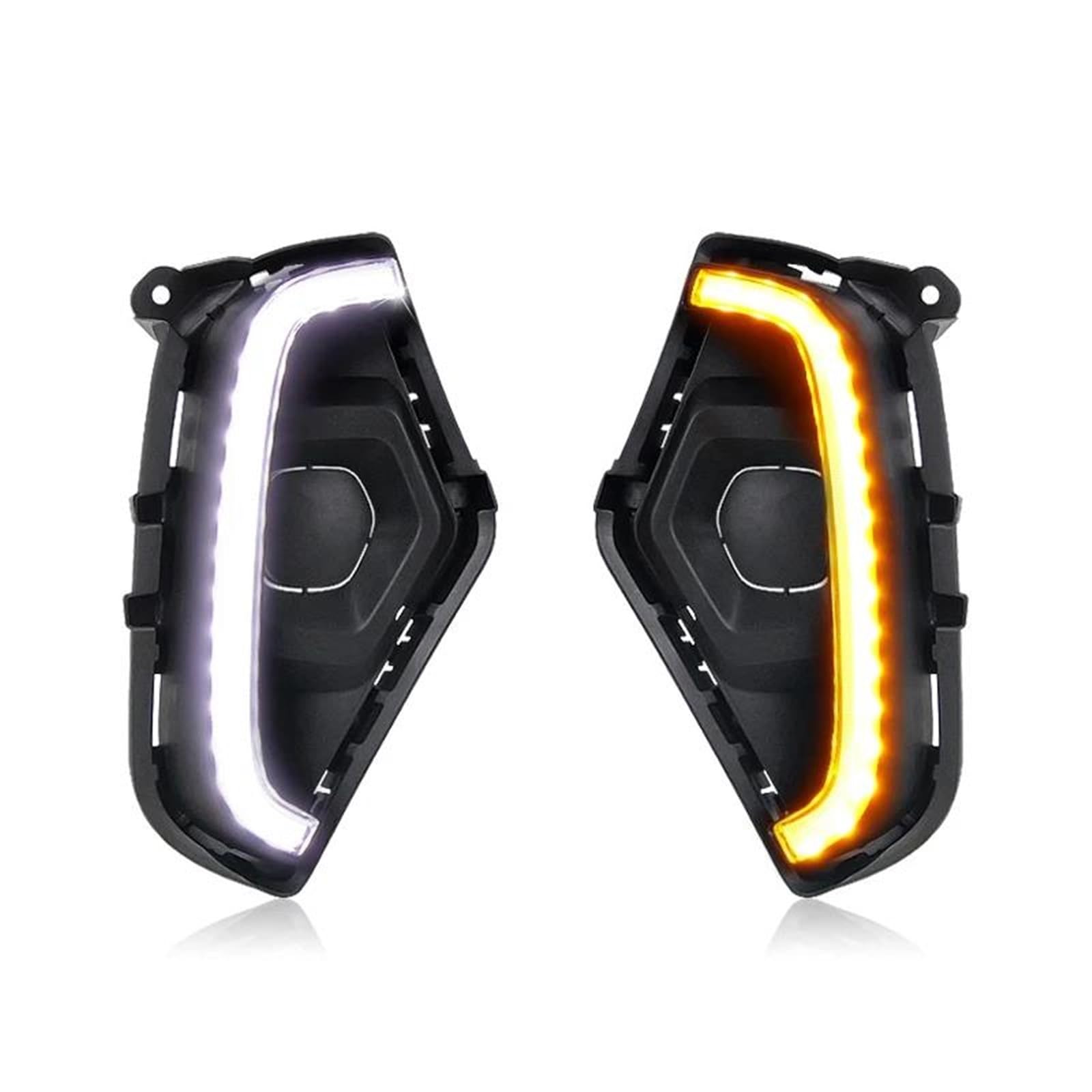 Luci Laterali Auto Lampada Indicatori Direzione Per RAV4 2023 Copertura Per Fendinebbia Anteriore LED Bianco DRL Luce Diurna Indicatore Di Direzione Dinamico