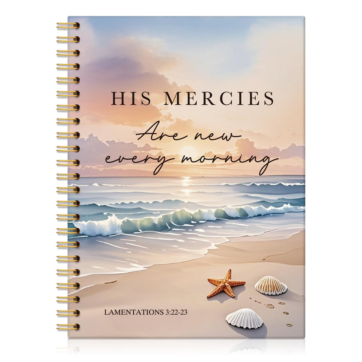Cahier à spirales chrétien pour journal de prière matinal et notes - 7