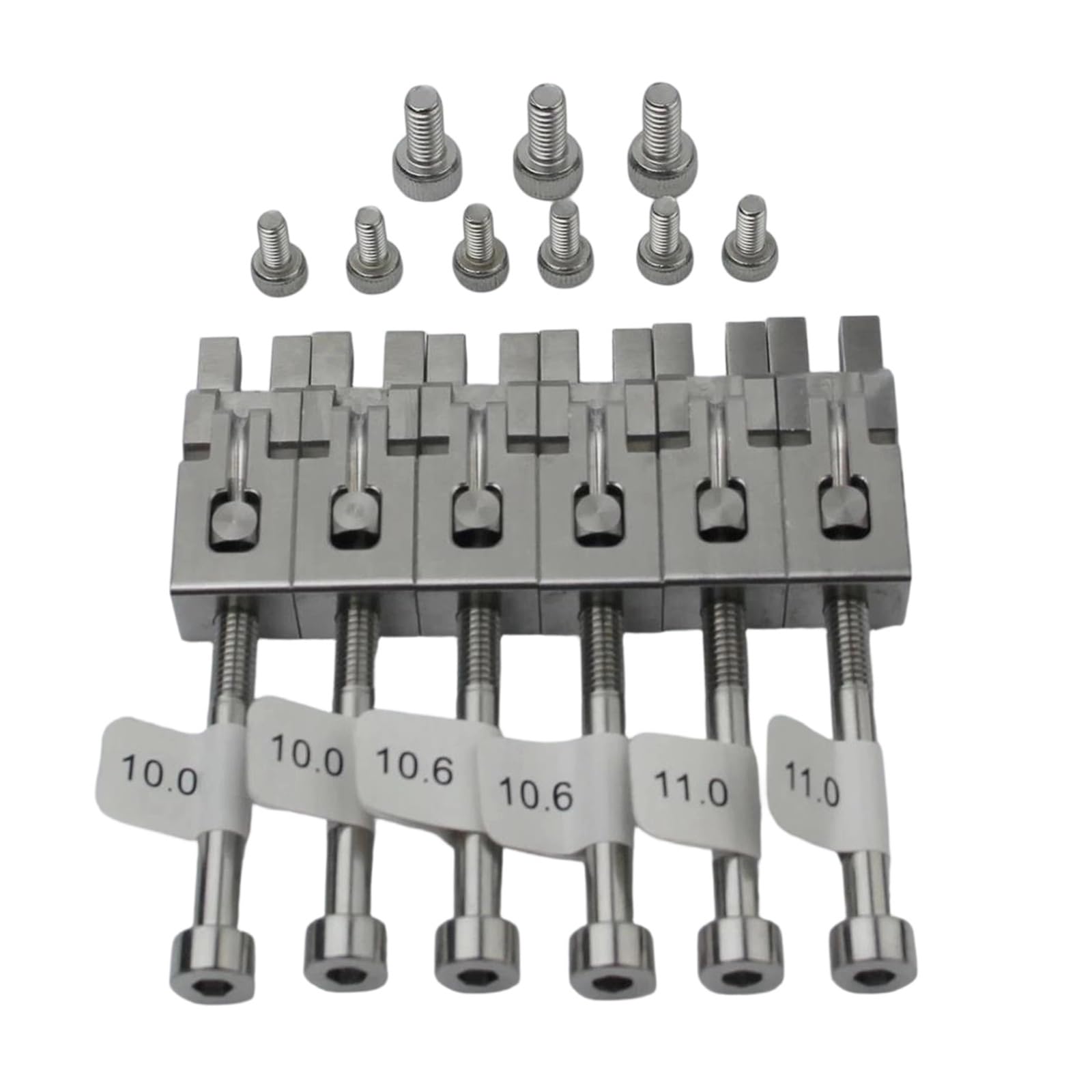 Puente De Guitarra Eléctrica De Acero Inoxidable Y Montura De Trémolo 6 Cuerdas | Puente de guitarra
