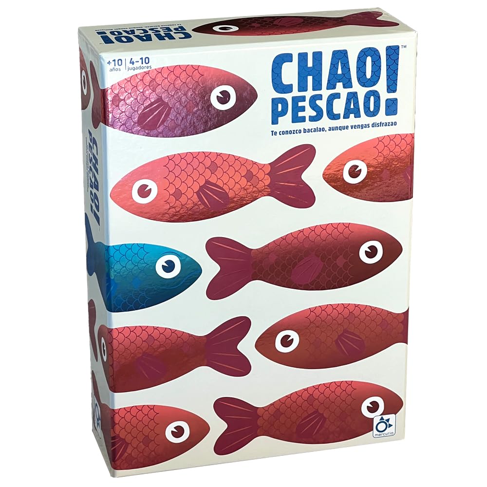 Chao PESCAO! – Juego de Mesa Party Game para Amigos y Familia | Juego de Preguntas y Respuestas Falsas | Risas Garantizadas | Juego de Cartas Divertido para Todas Las Edades