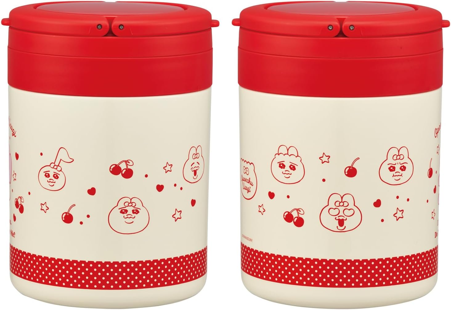 Skater LJFO5-A Thermal Insulated Soup Jar, Large Capacity, 16.9 fl oz (500 ml), With Folding Handle