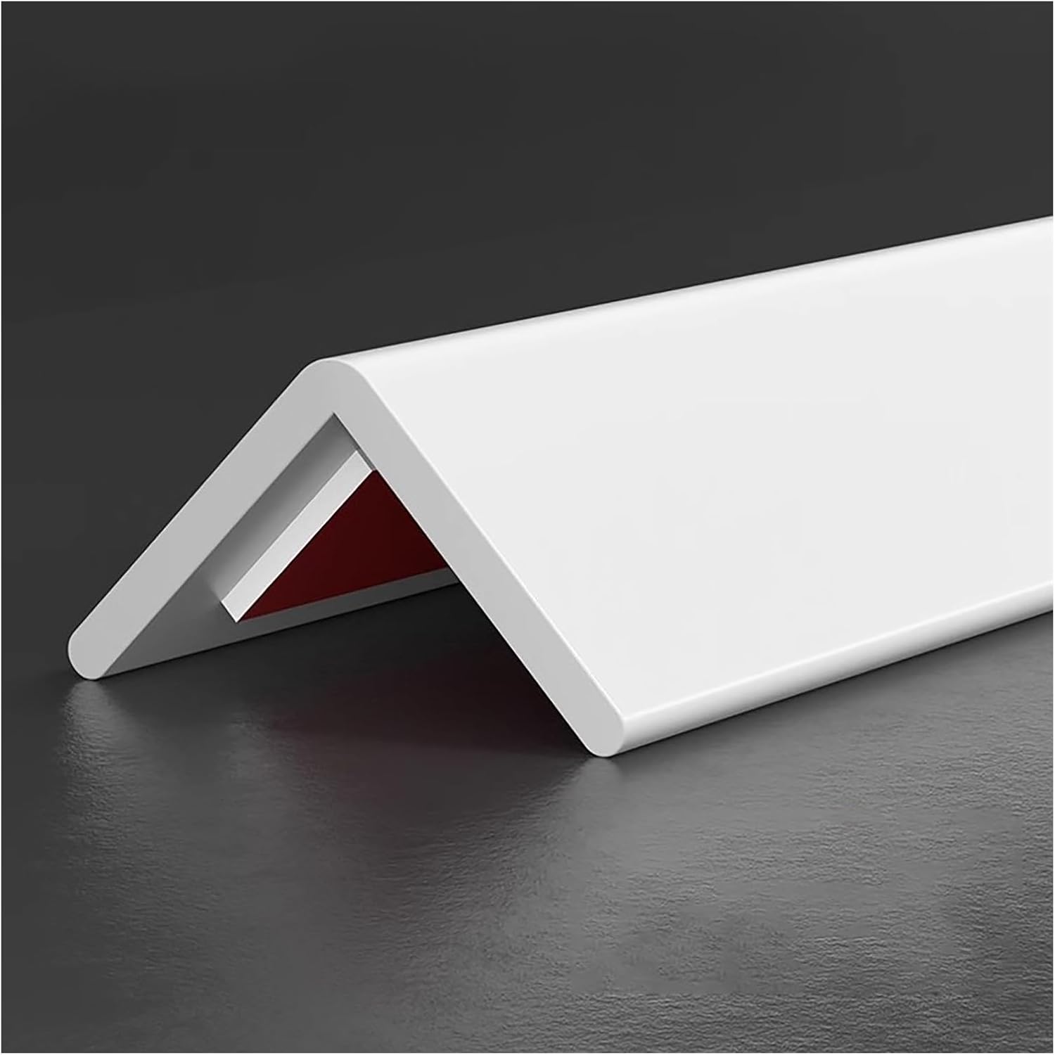 L字型壁コーナーガードコーナーシールド、壁コーナープロテクター、粘着コーナートリムストリップ(White,4x150cm/1.57x