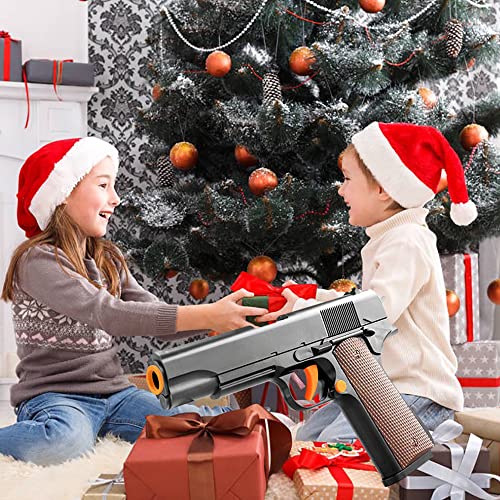 Toy Foam Blaster Shell Ejecting Soft Bullet, Shooting Games Cool Toys Can Fire Sponge Bullets, Water Gel Beads With Soft Foam Bullets, Toy Educational Model Gifts For Kids Boys Girls #TOP6