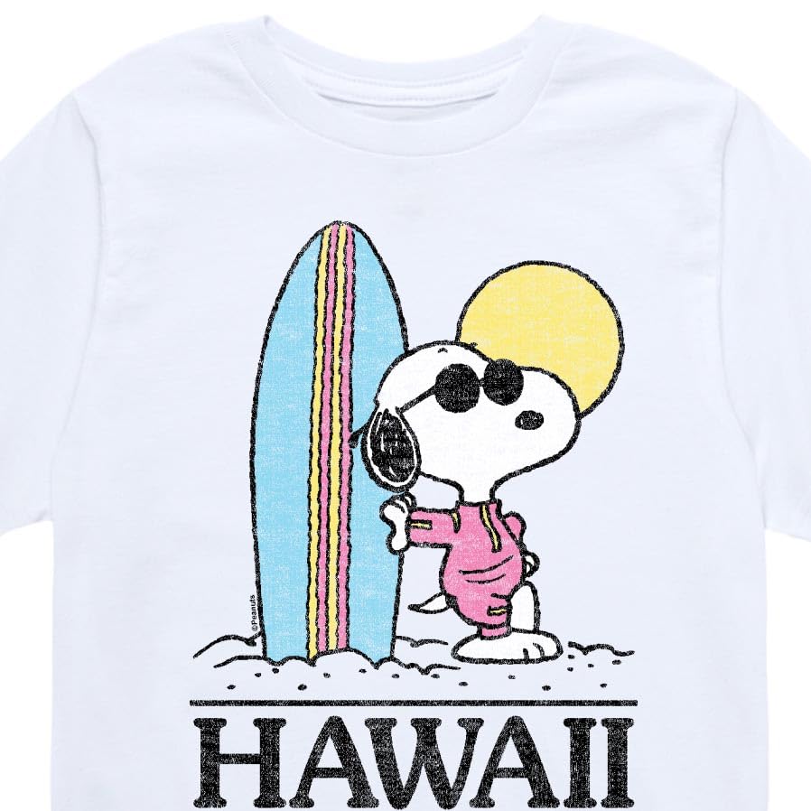 HYBRID APPAREL - Peanuts - Snoopy in Hawaii - Toddler and Youth Short Sleeve Graphic T-Shirt3