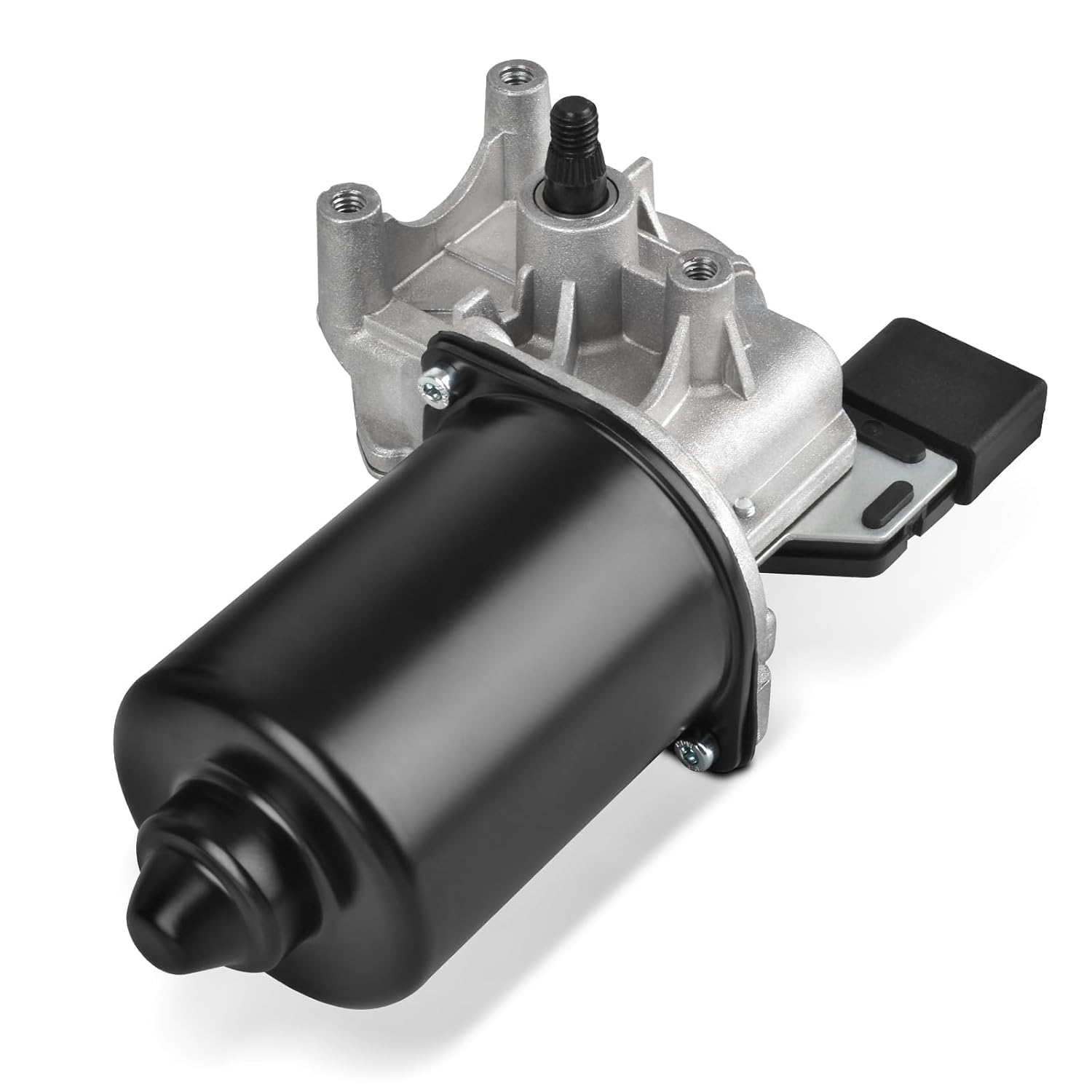 HYR Front Windshield Wiper Motor Fit for Volkswagen & Seat Models - Jetta Sedan 2011-2017, Polo 2009-2014, Ibiza IV 2008-2012, Ibiza IV ST 2010-2012, Replace# 6R1955119A, 5C7955113D, 85-35002, 4 Pins