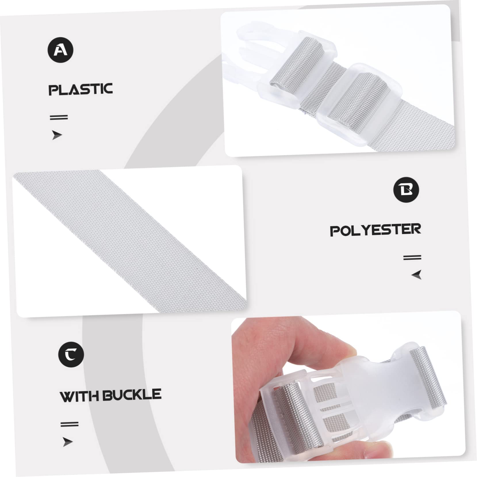 5 Series Portaequipajes para Correas De Equipaje De Viaje Suministros De Equipaje Al Aire Correa De De Maleta Correas De Seguridad Ajustables Poliéster 4 Piezas X 5
