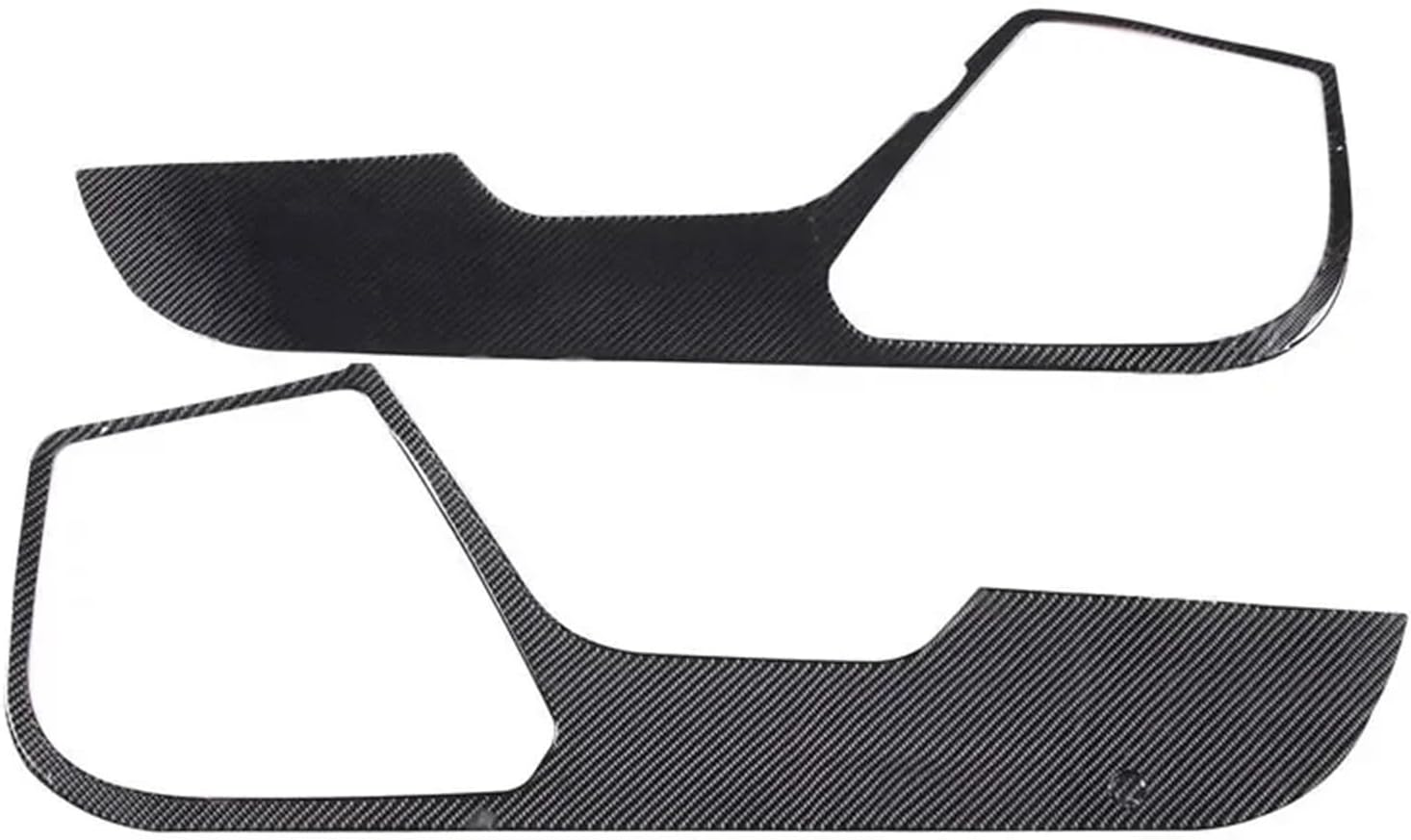2014-19 Compatible with Chevrolet Corvette C7 Soft Carbon Fiber Car Styling Car Door Anti-Kick Panel Cover Sticker Car Interior Accessories(Carbon Fiber Look)