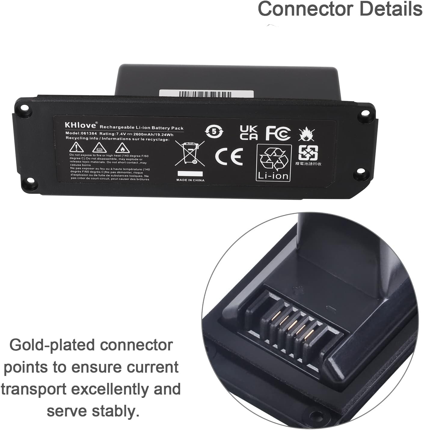 PATONA 6750 Batterie pour Bose Soundlink Mini 1 – Batterie de