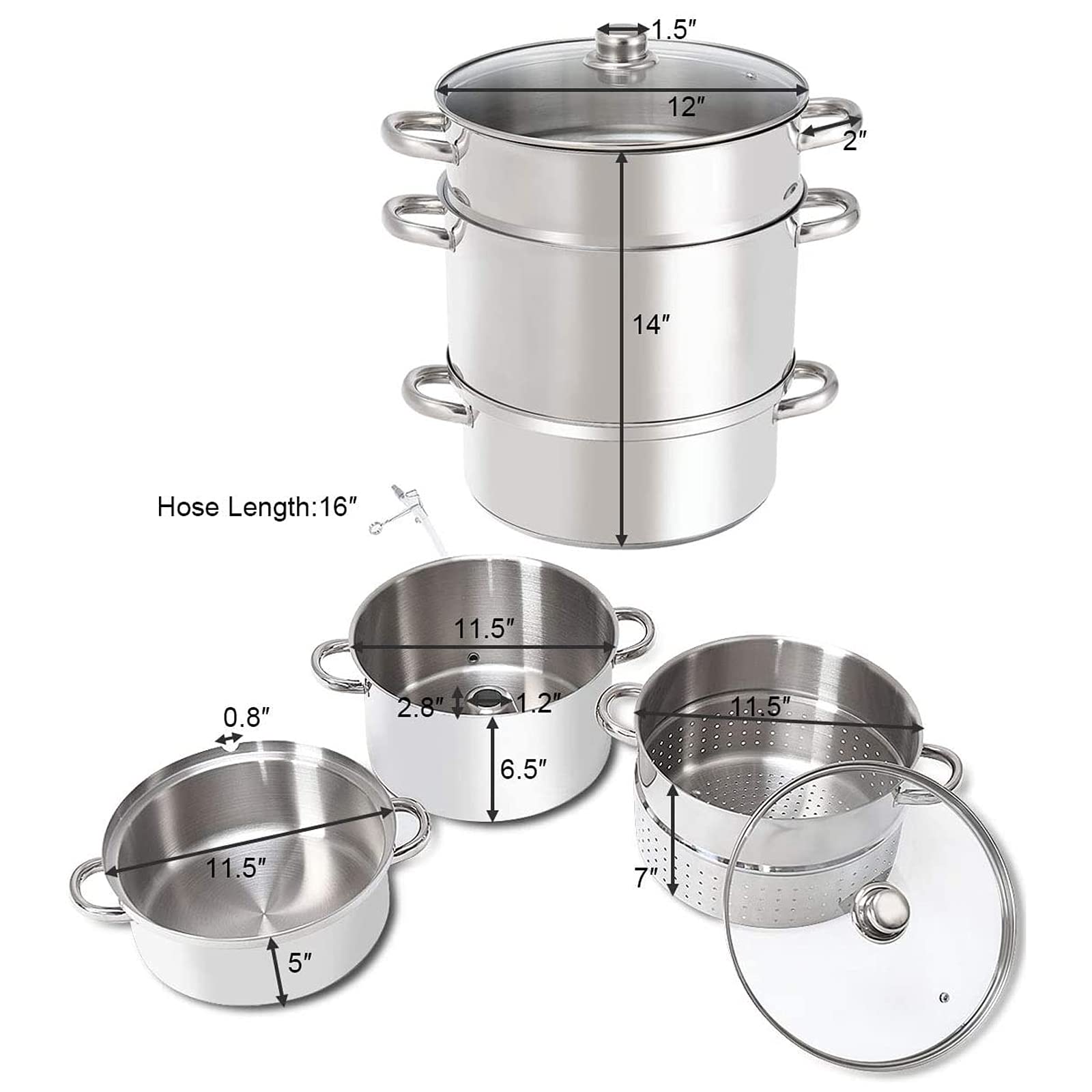 アルミ製フィッシュポット/サーモンポット 魚用蒸し器 フランス製