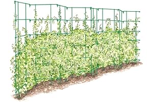 Gardeners Supply Company Sturdy Expandable Tall Pea Trellis for Climbing Plants |...
