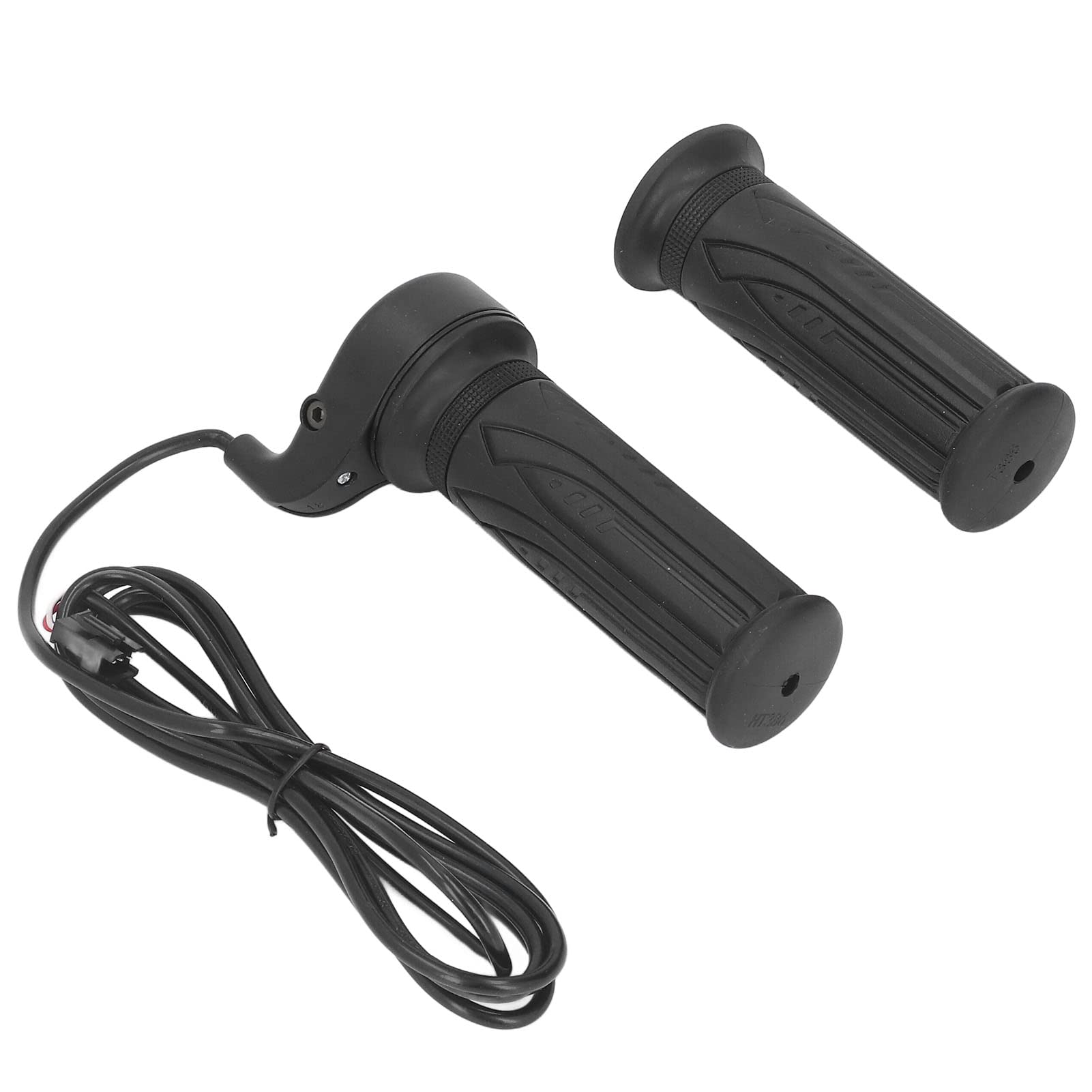 Twist Throttle Grip, 22.2mm Handlebar Mount with 3 Pin Plug for 24V to 72V Electric Bike Conversion Mountain Bike and Scooter Acceleration Control