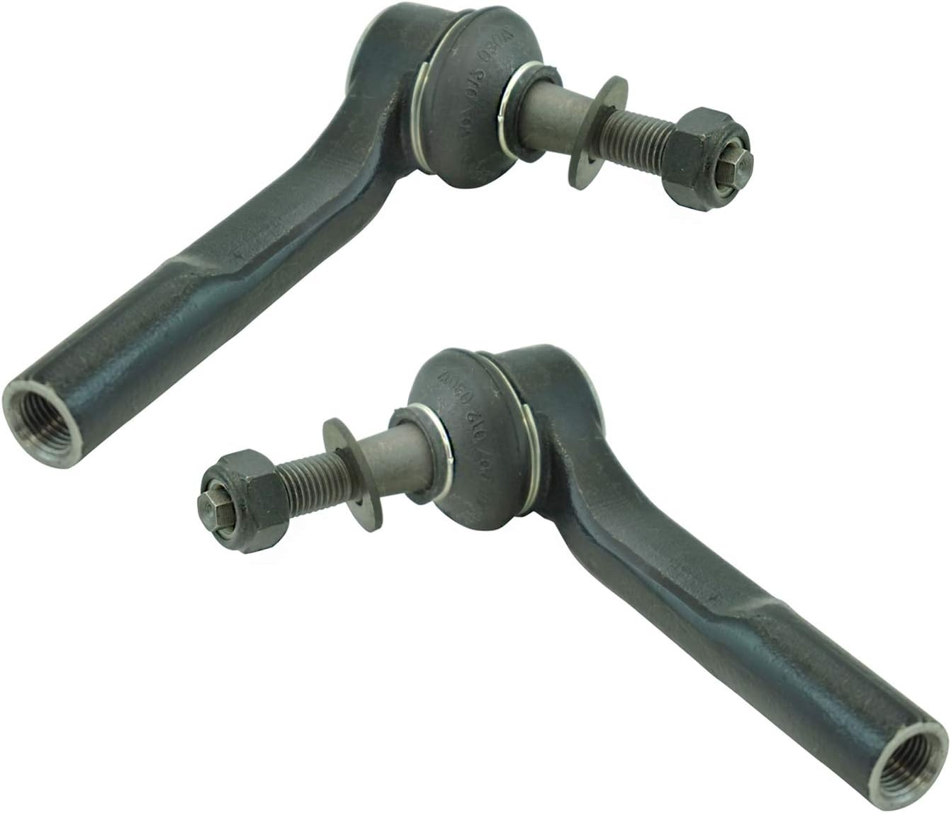 TRQ Front Outer Tie Rod Set Compatible with 2003-2010 Saab 9-3 2002-2009 9-5