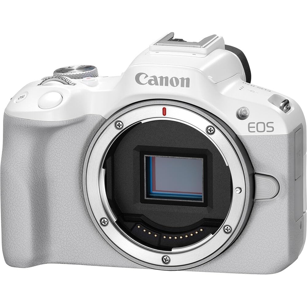 Amazon.com : Canon EOS R50 Mirrorless Camera | White Bundle with