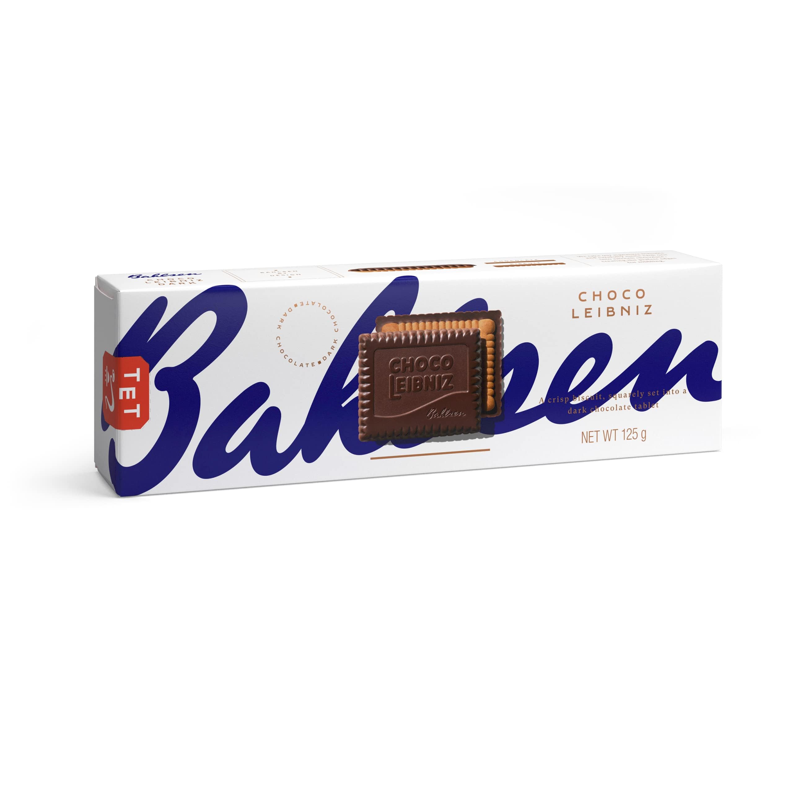 Bahlsen Leibniz Choco Dark Chocolate, 125g