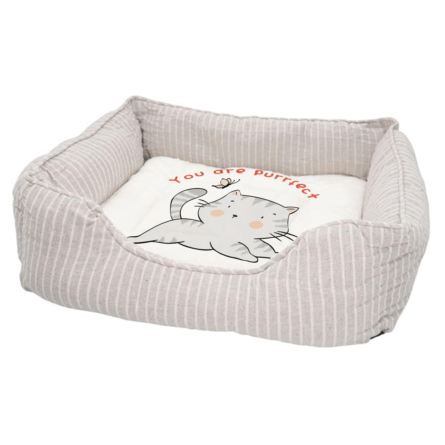 Couchage moelleux imprimé en France You are Purrfect pour offrir du réconfort à votre animal