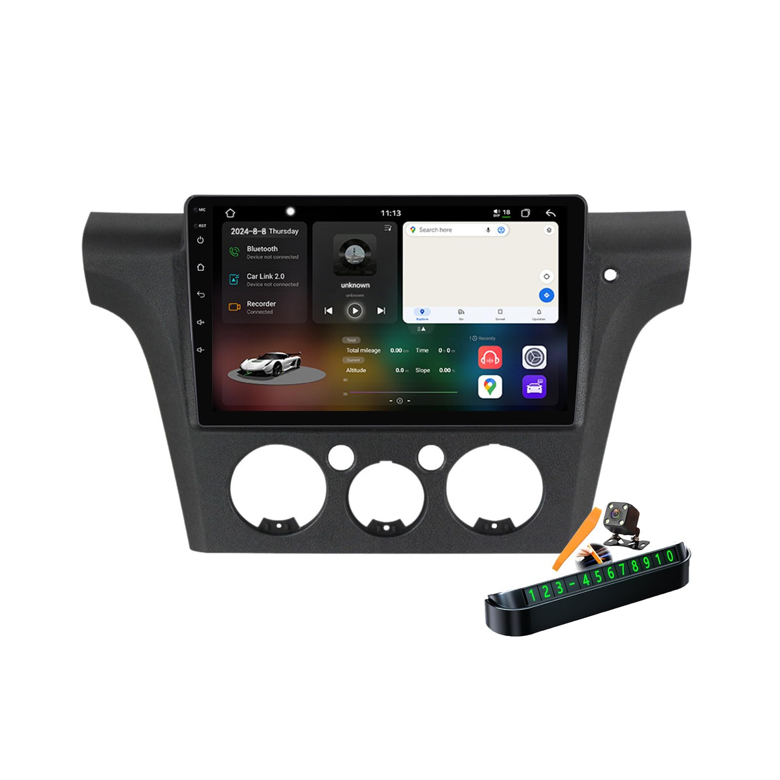 Autoradio Android 14 Remplaçant Votre Lecteur Cassé sur Outlander 2001-2015 GPS 9''