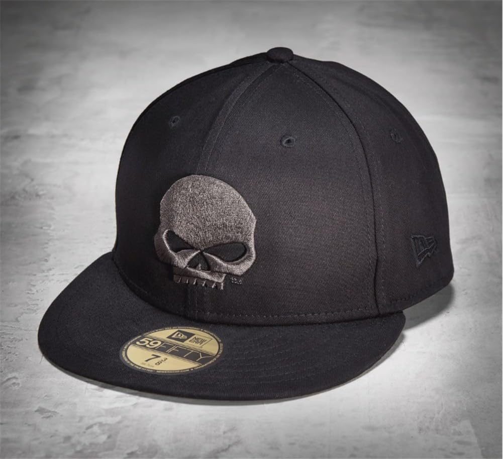 HARLEY-DAVIDSON 59FIFTY Skull Baseball Cap Schirmmütze
