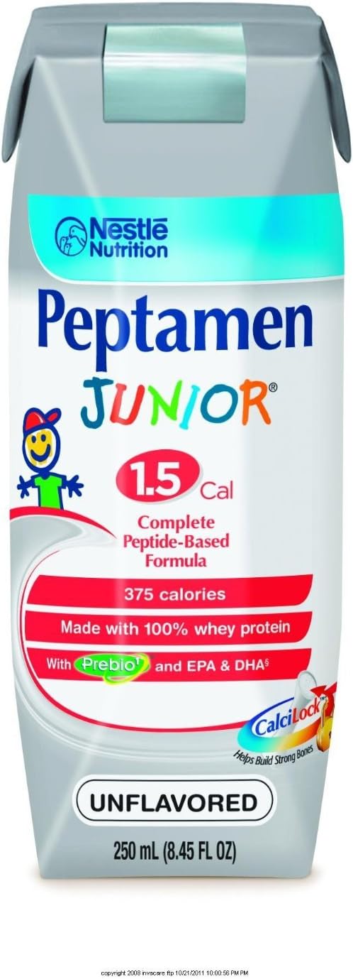 Peptamen Junior Unflavored 8 Pack (Eight 8.45 Fl Oz)