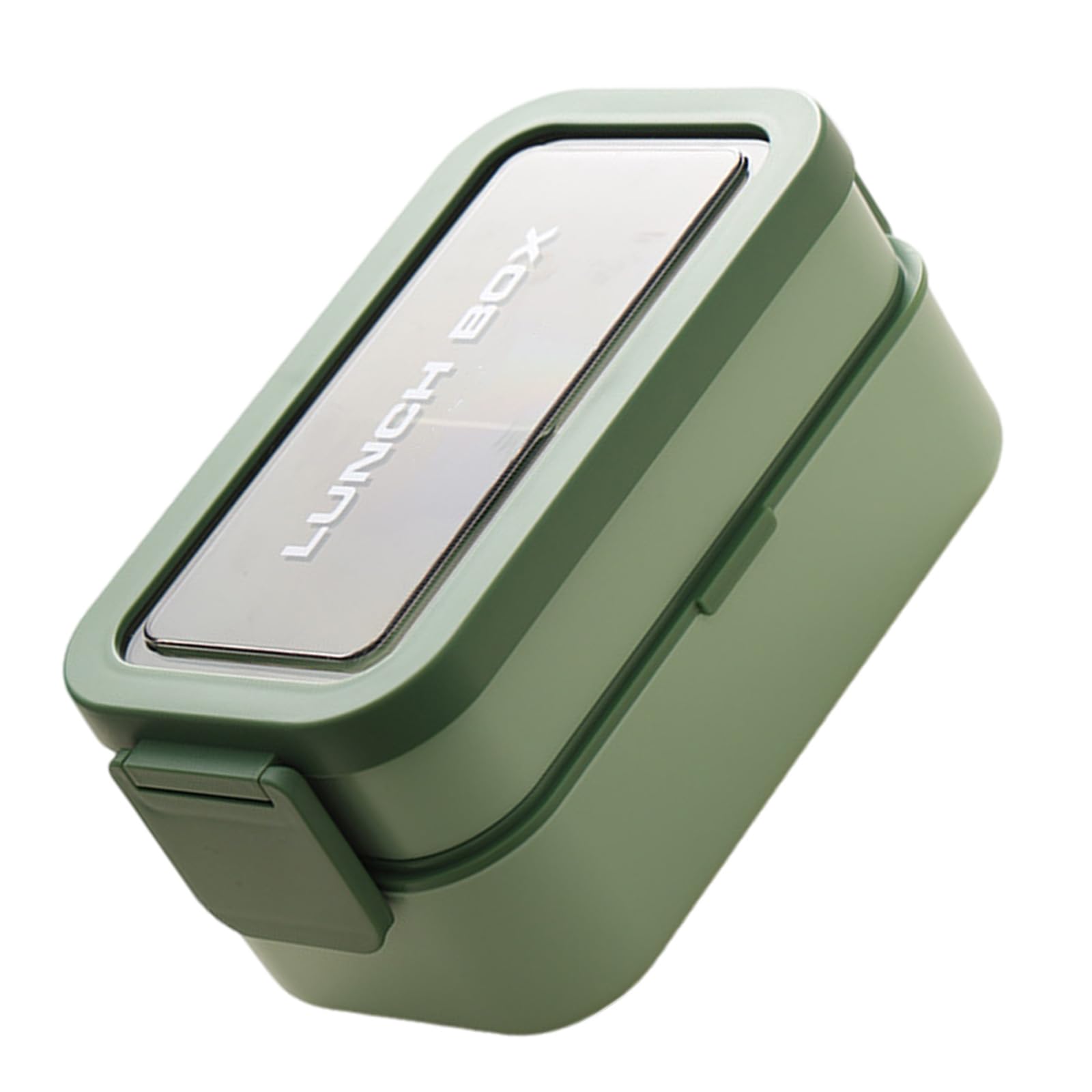 FackLOxc Premium Double Section Bentos Lunch Container Efficient Microwave Safe Leak Proof Design Food Case for Work Picnics Leak Proof Double Compartment Lunch Container