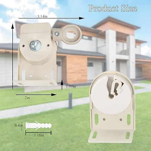 Miniatura 2 de Coolaroo - Soporte de persiana enrollable, piezas de repuesto para parasol de interior/exterior y persianas enrollables Coolaroo (soporte