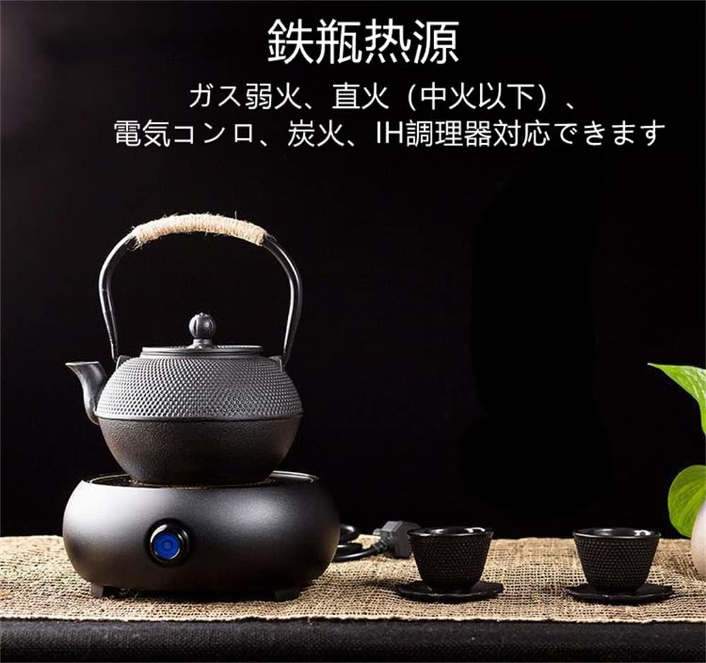 鉄瓶 茶色 丸型 身在名、水漏れ無し容量约1000 鉄瓶 茶色 丸型 身在名、水漏れ無し容量约1000
