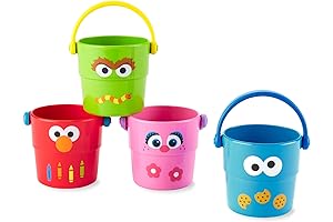 Skip Hop x Sesame Street Stack & Pour Bath Buckets