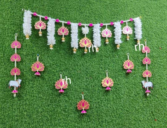 Kit décoration lotus rose Rani, cadeau idéal pour Diwali et fêtes