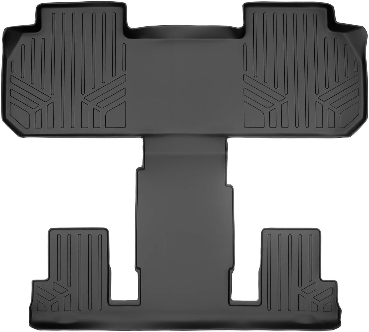 SMARTLINER Floor Mats 2nd and 3rd Row Liner Compatible with 2018-2024 Buick Enclave