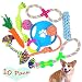 Dog Rope Toys 10 Set Pack Variety Pet Toy For Medium to Small Doggie FIRIK
