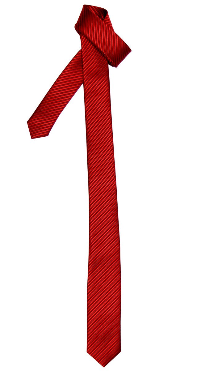 Retreez Skinny Tie Necktie with Stripe Textured