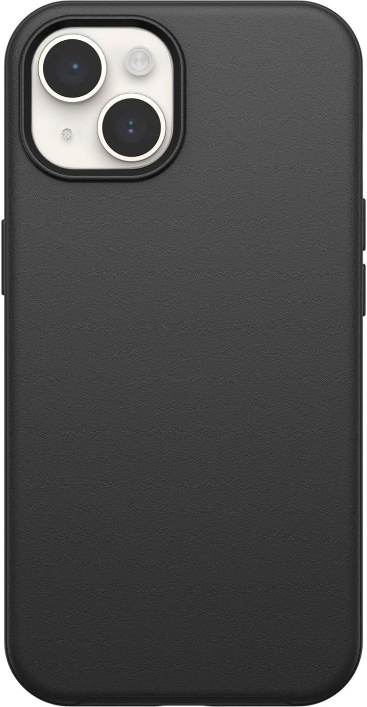 OtterBox iPhone 14 & iPhone 13 (Only) - Symmetry Series+ Case - Black - Ultra-Sleek - Snaps to MagSafe - Raised Edges Protect Camera & Screen - Non-Retail Packaging