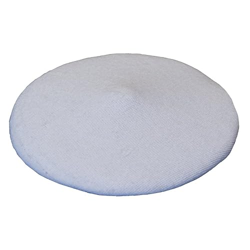 Miniatura 4 de BraceAbility Almohadilla de repuesto para cinturón de hernia almohadilla de silicona con cubierta de tela suave, se fija a carpetas elásticas y