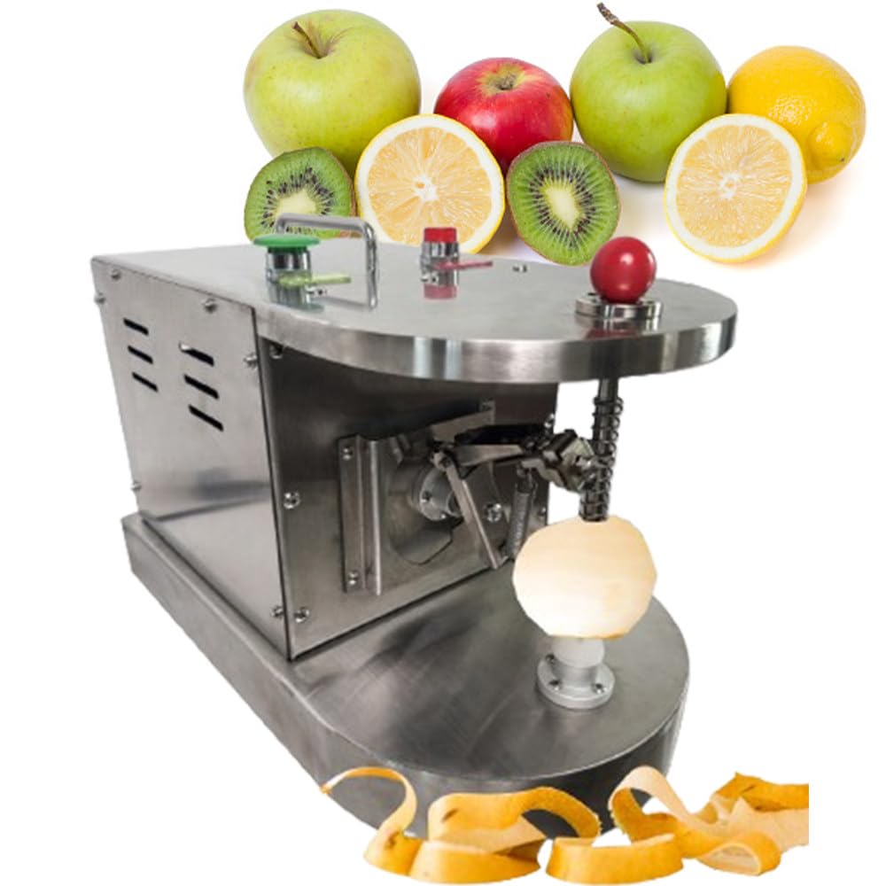 ShaiVrissian Electric Potato Peeler,Multifunctional Automatic Fruit Peeling Machine,Effortless Prep,Sturdy Base,50–100mm,For Restaurants and Food Processing Shops