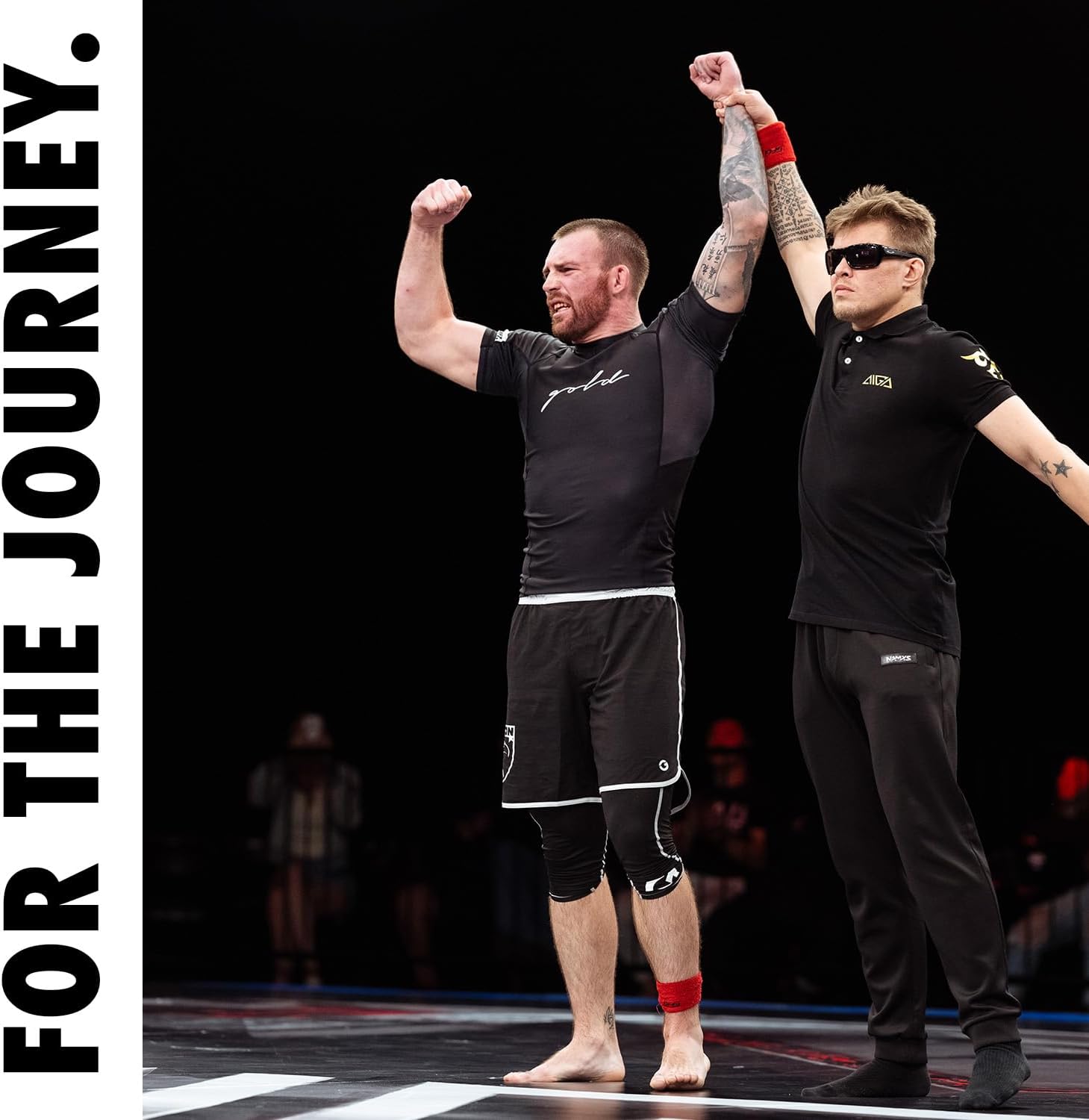 Gold BJJ Jiu Jitsu Spats - Base Layer for Gi and No-Gi Grappling - Martial Arts Pants - Image 8