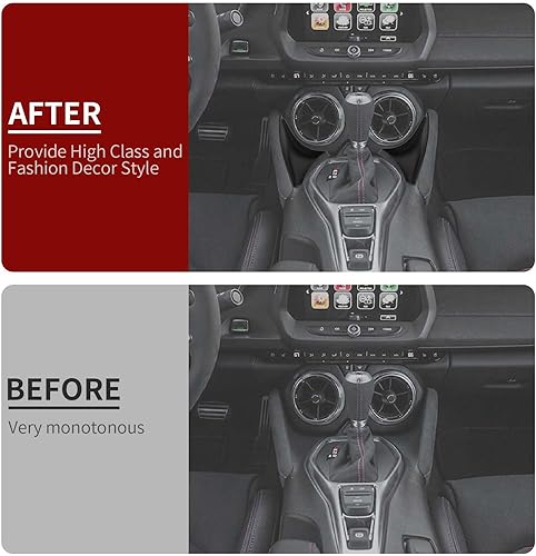 Miniatura 4 de Linskip Organizador de almacenamiento de consola central compatible con Chevrolet Camaro 2016-2023 2024, para bandeja de almacenamiento de palanca