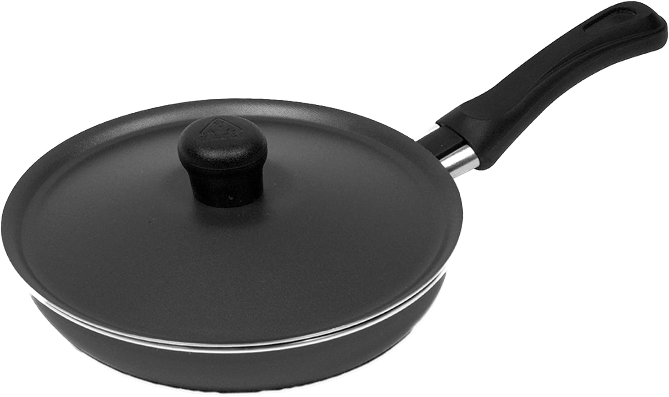 Casserole with Lid and Handle, STD, Black, Red or Blue (pack of 1)