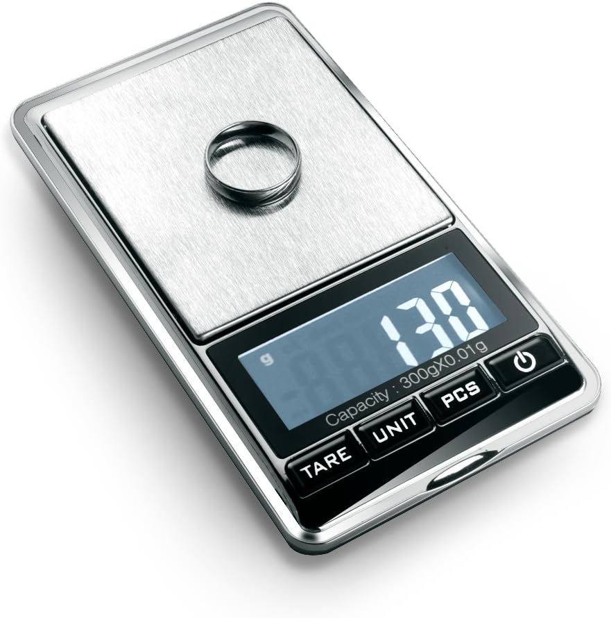 bilancia pesa grammi per gioielli in oro