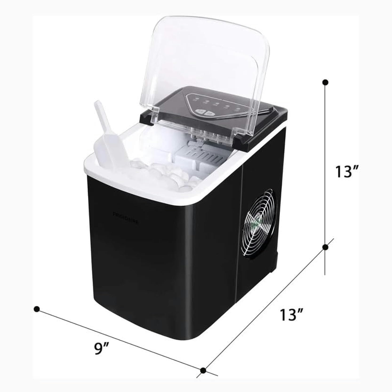 Nwkhrso Compact Countertop Ice Maker 26lbs Of Ice Per Day Ice Maker Countertop Portable Ice Machine on Fridge.com - View 6