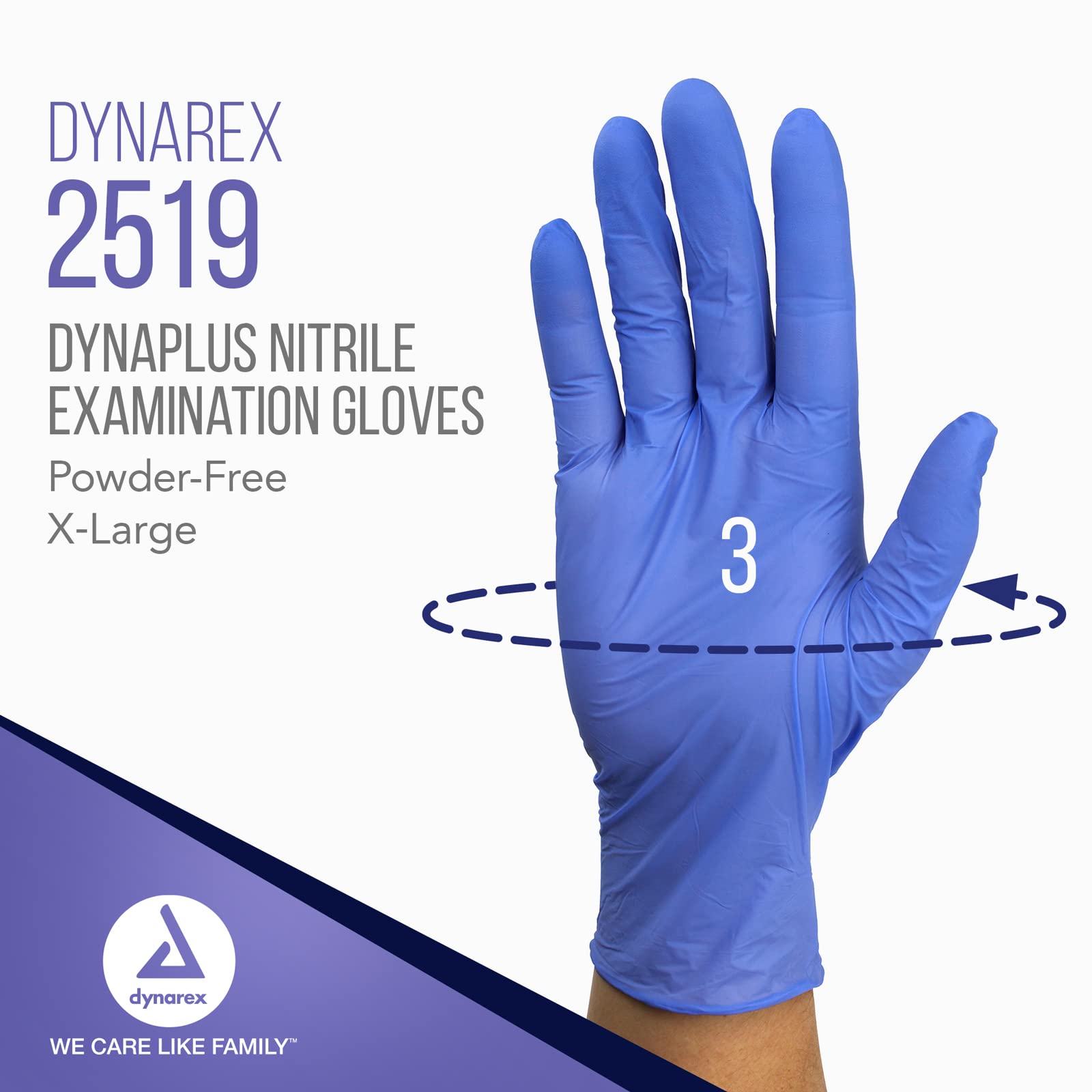 Amazon.com: Dynarex DynaPlus Disposable Nitrile Exam Gloves