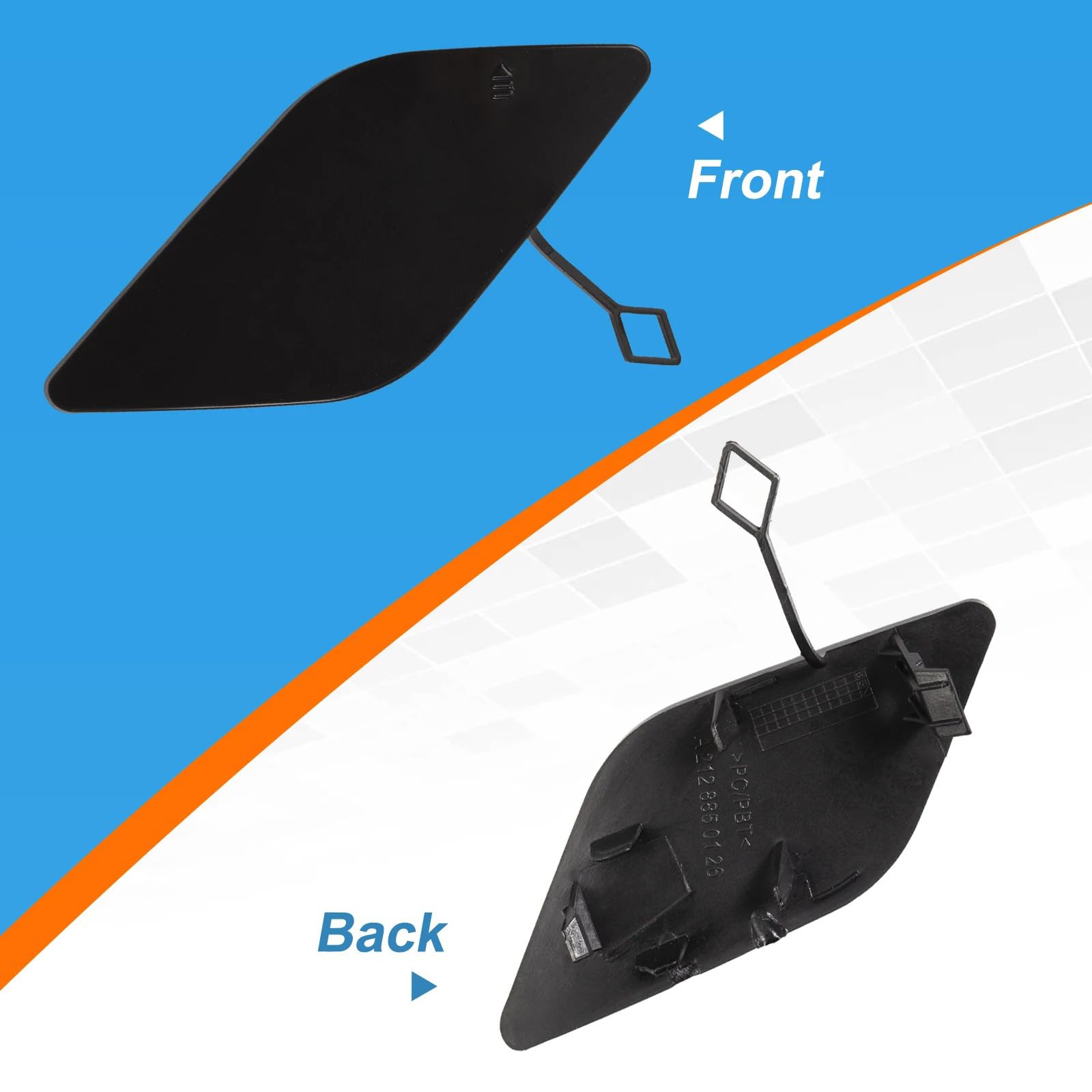 Abschlepphaken Abdeckung Für Mercedes E-Klasse W212 - Vordere Stoßstangenabdeckung