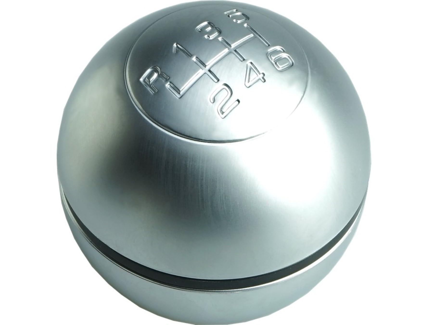 Pomello del cambio argento opaco, 6 marce, compatibile con Alfa Romeo Giulietta 940 (2010-2020)