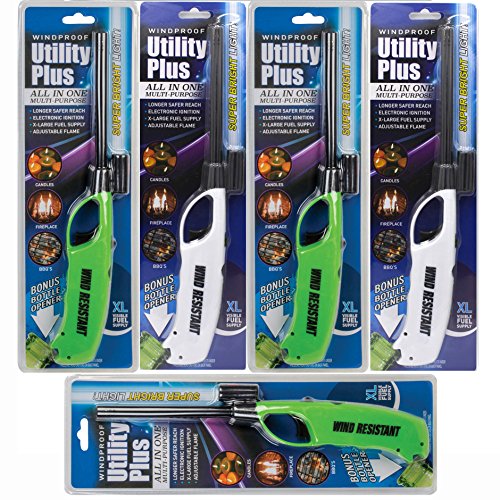 Encendedores Jet Flame de Cuello Largo a Prueba de Viento, Pack de 5 miniatura 4
