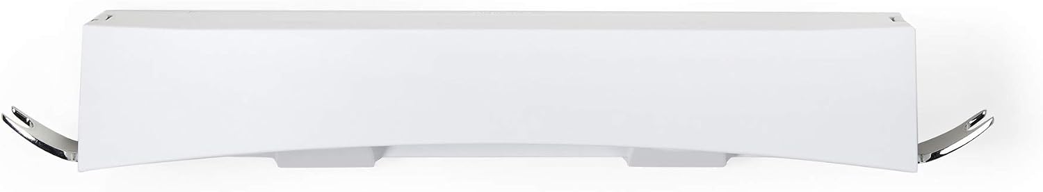Better Living Clever Flip Shower Shelf, Basket or Shelf, White | Wall Mounted Shower Caddy Organizer w/ Removable Hooks, Multi-Purpose, No Drilling Adhesive, 16.88" x 4" x 2.88"
