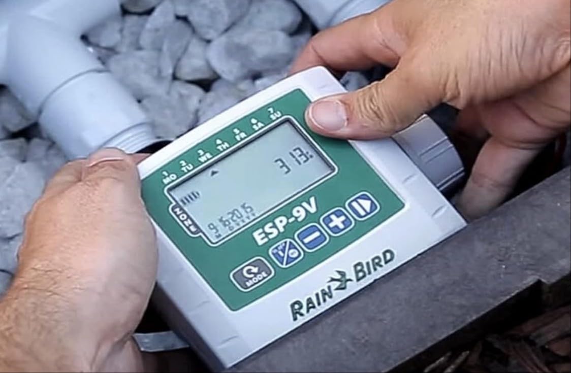Rain Bird dispositivo de control alimentado por batería ESP-9V 6 estaciones ordenador de riego controlador de riego