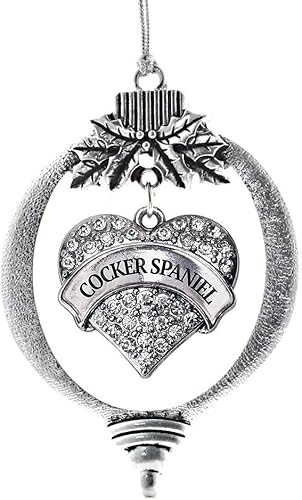 Miniatura 209 de Inspired Silver Adornos festivos de dije de corazón pave de plata con circonitas cúbicas